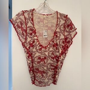 Free People Oh My Baby Tee- New with tags!